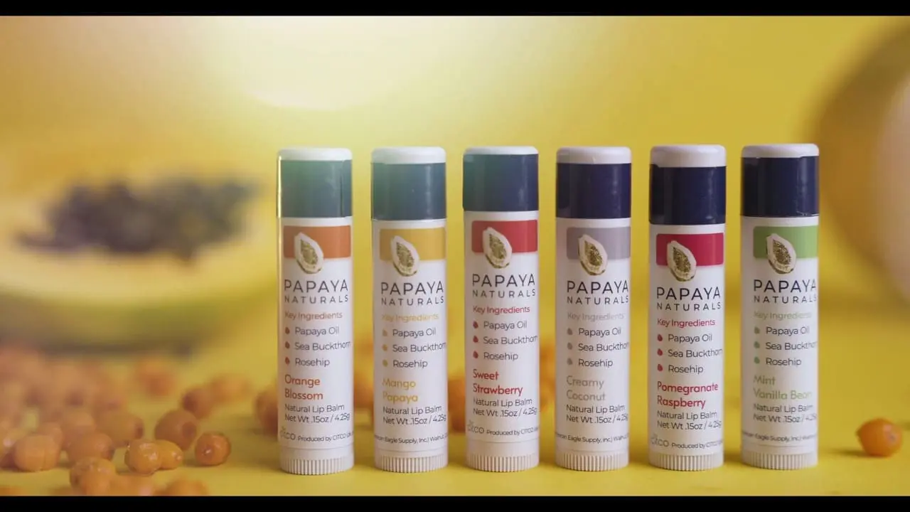 7Hills Video Productions Papaya Lip Balm