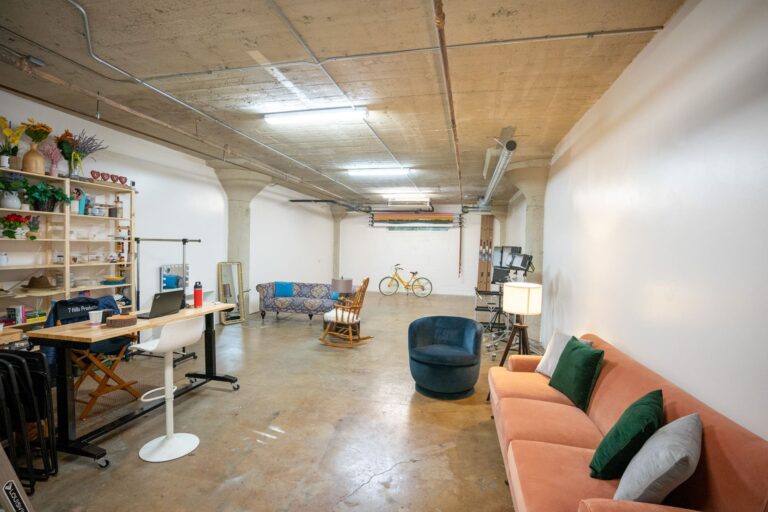 Our Los Angeles studio lounge