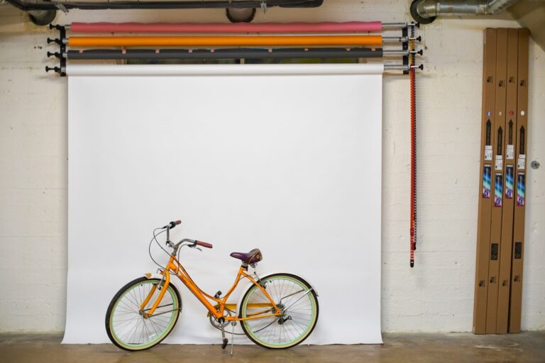 Seamless cyclorama wall in our studio