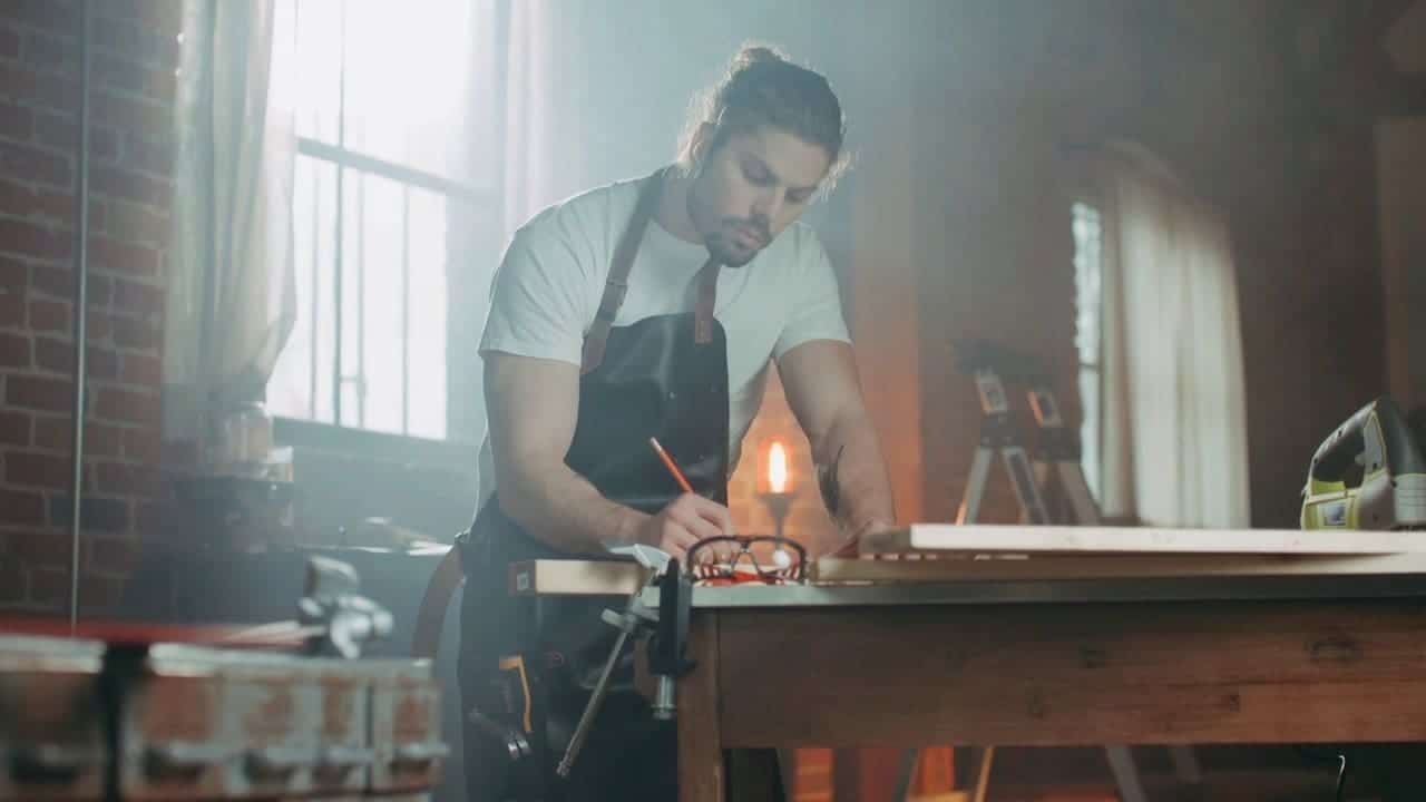 Otto Angelino Leather Apron Product Video Production 3