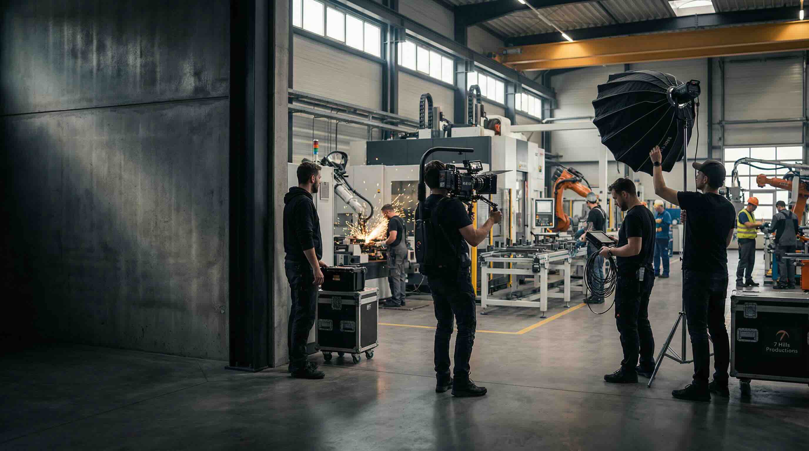 Industrial and manufacturing video production for California businesses