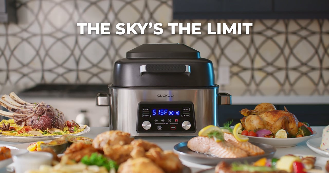 Cuckoo Air Grill product video produced by 7 Hills Productions