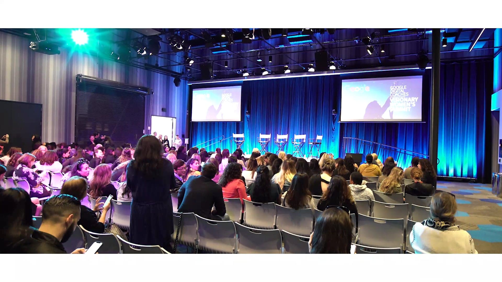 Google Women’s Summit event film still
