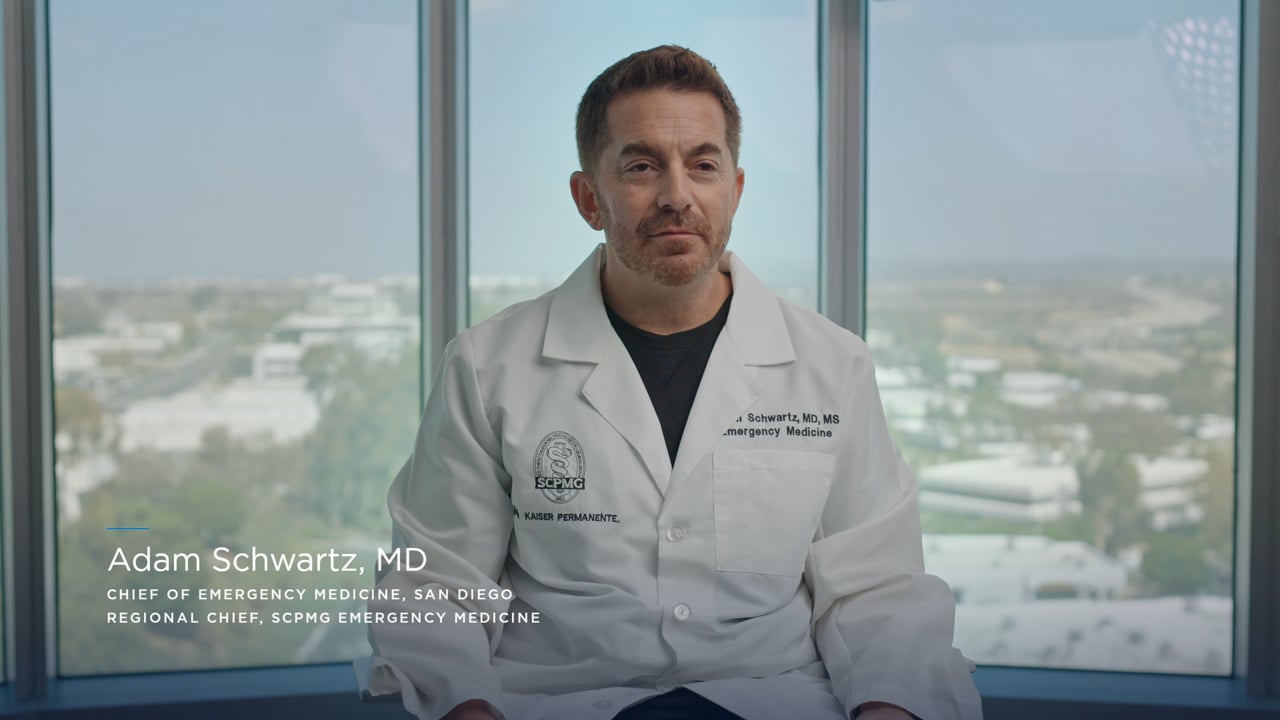 Kaiser Permanente San Diego Emergency Medicine program film produced by 7 Hills Productions